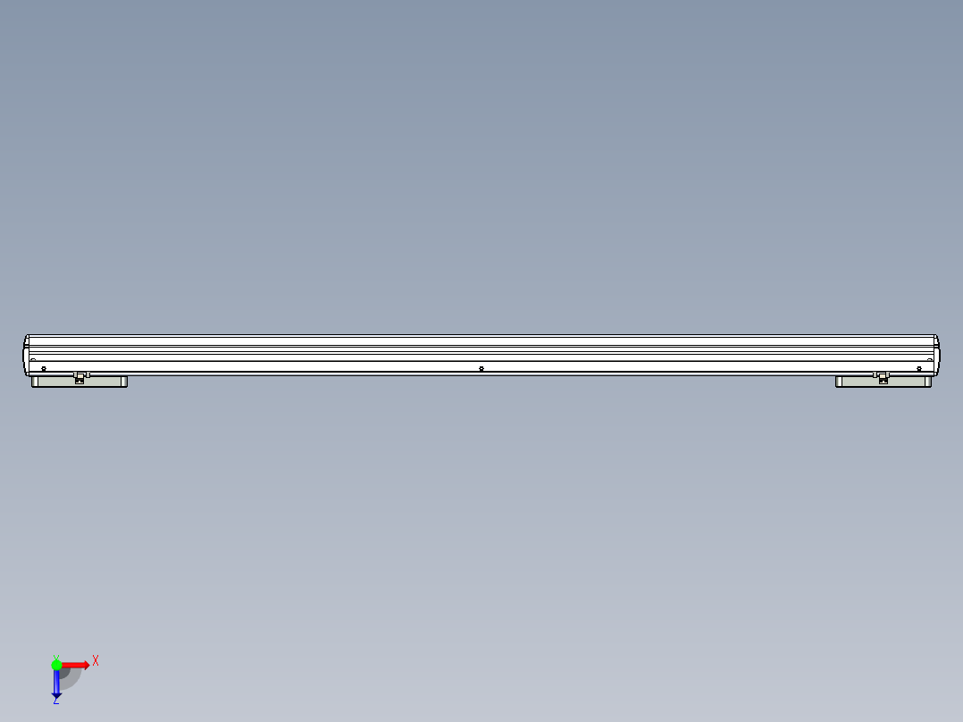 威洛博LC系列3d模型模组2LC14S1Y-S1150俯视图