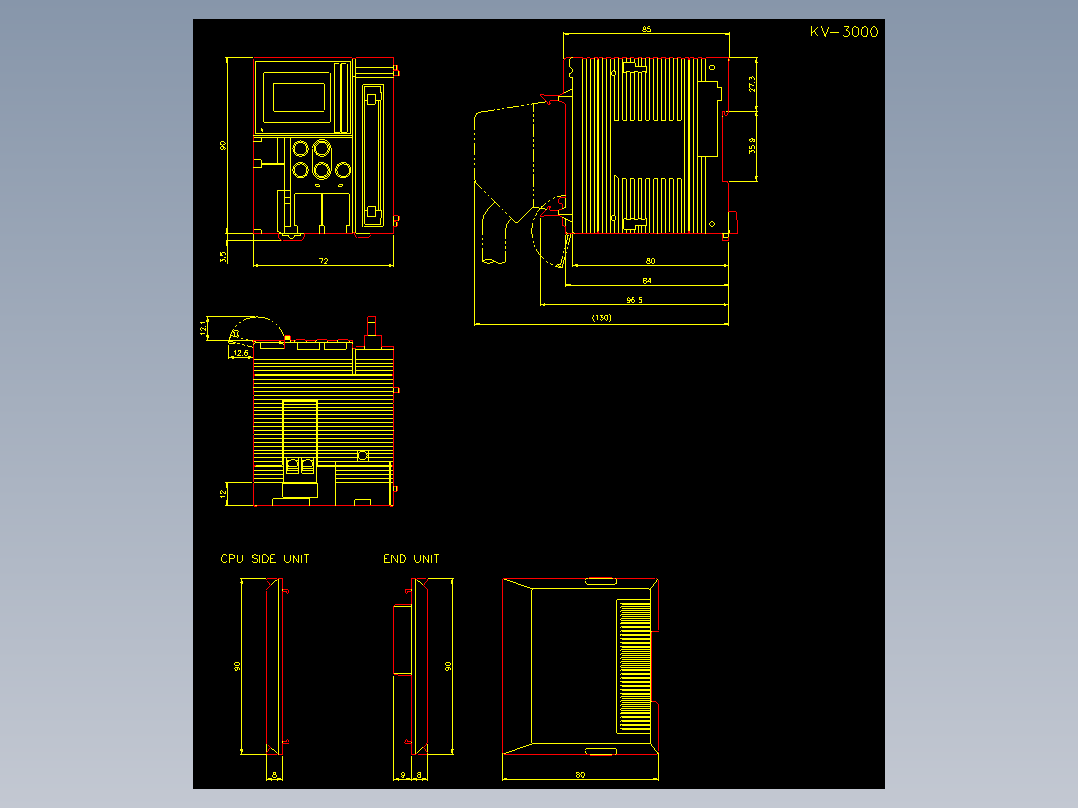 基恩士kv_3000_cad_kc图纸模型