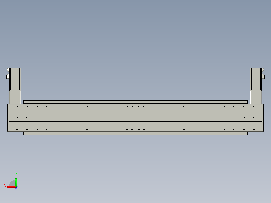 威洛博双电机滑台-VBF14S2-L100-S700-BLR-P40-C6后视图