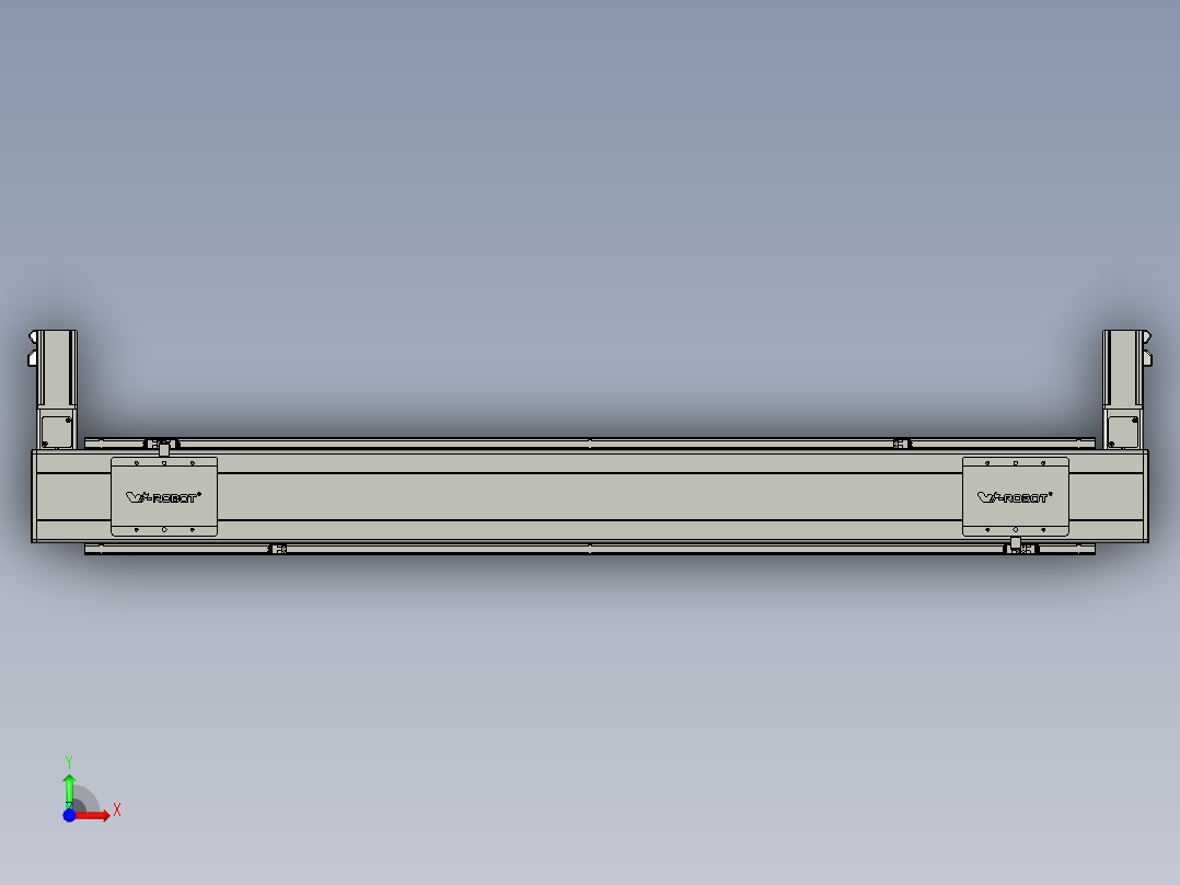 威洛博双电机滑台-VBC14S2-L100-S1100-BLR-P40-C6前视图