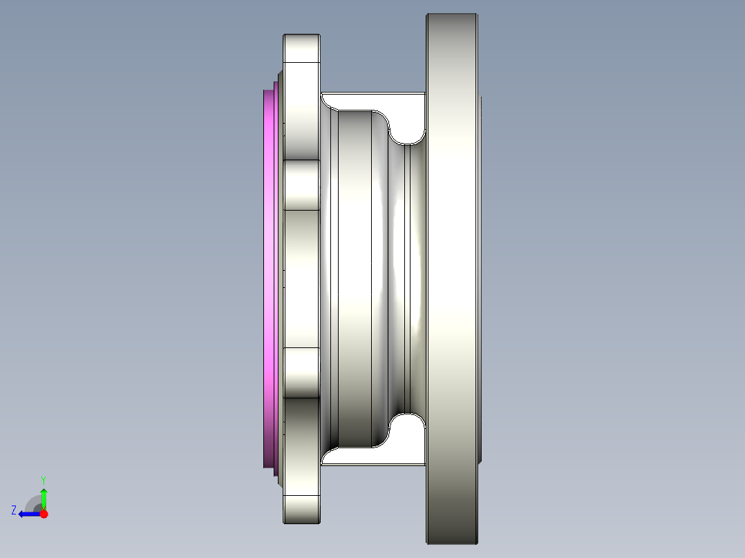 管道手动球阀-水管开关阀-手动阀门User Library-md52c150dn100-1_MD52C150DN100.FCP - 副本右视图