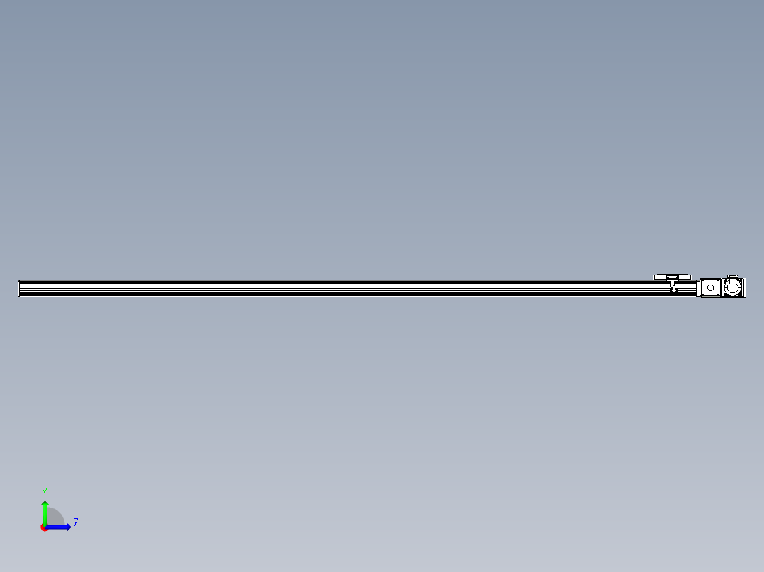 同步带全封闭直线模组TPA-HCB-105D-90-L2050-MR-C-P20-N3左视图