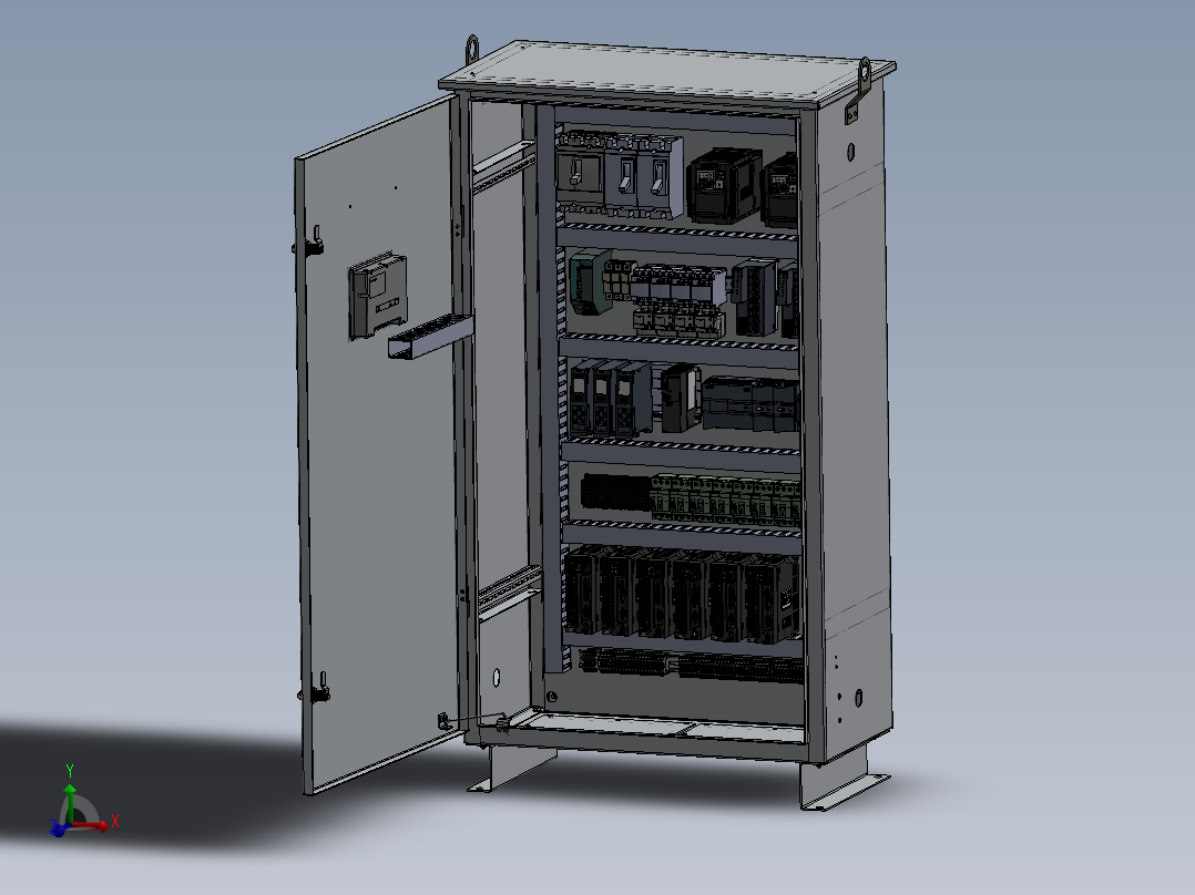 电器柜 电控柜 (61) 机械设计素材