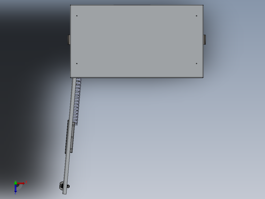 电器柜 电控柜 (61) 机械设计素材俯视图