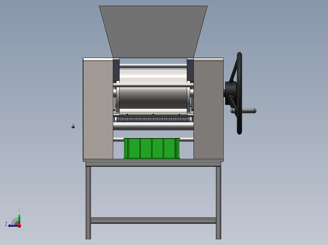 家用手摇面条机sw18可编辑右视图