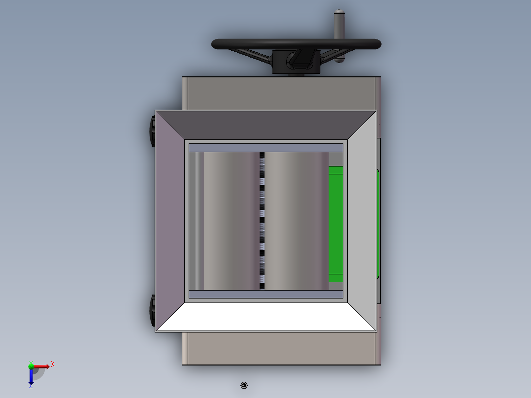 家用手摇面条机sw18可编辑俯视图