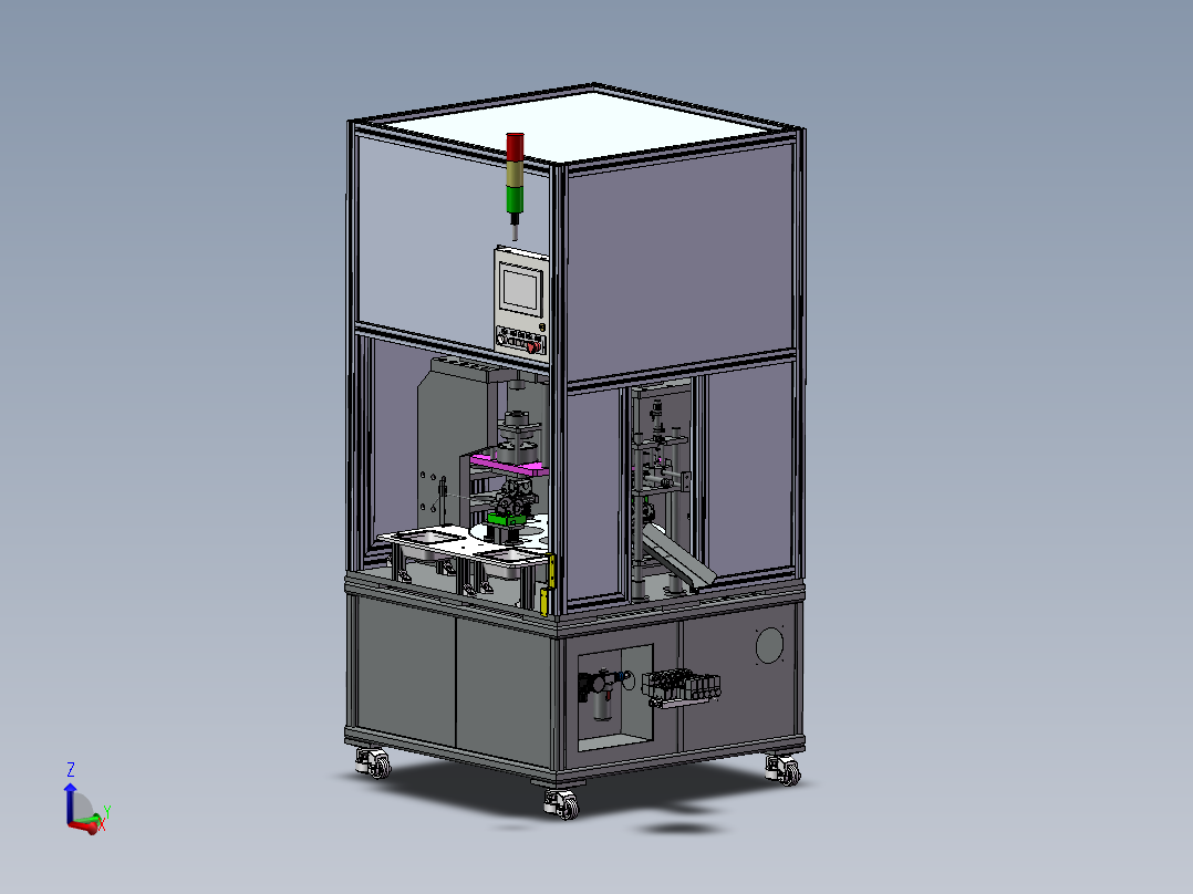 卷收器支架销钉铆压设备sw18可编辑