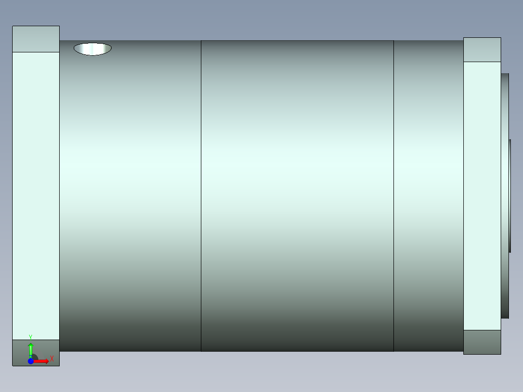 直齿孔PLF160-L2-LC 35-114.3-200-M12.stp前视图