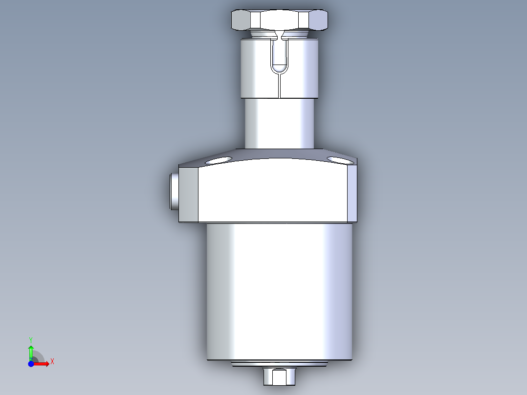 KOSMEKLHA0750-CRD多系列多零件图纸模型前视图