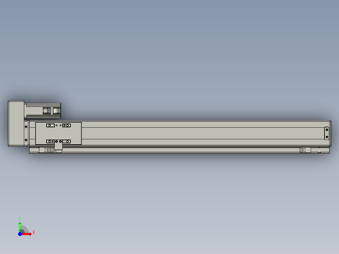 VF丝杆传动-一般环境VT6-L10-C-S600-BR-P10-D4前视图
