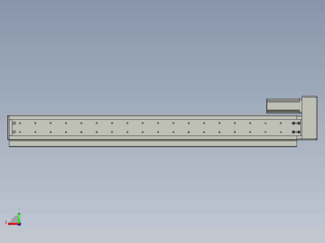 VF丝杆传动-一般环境VT6-L10-C-S600-BR-P10-D4后视图