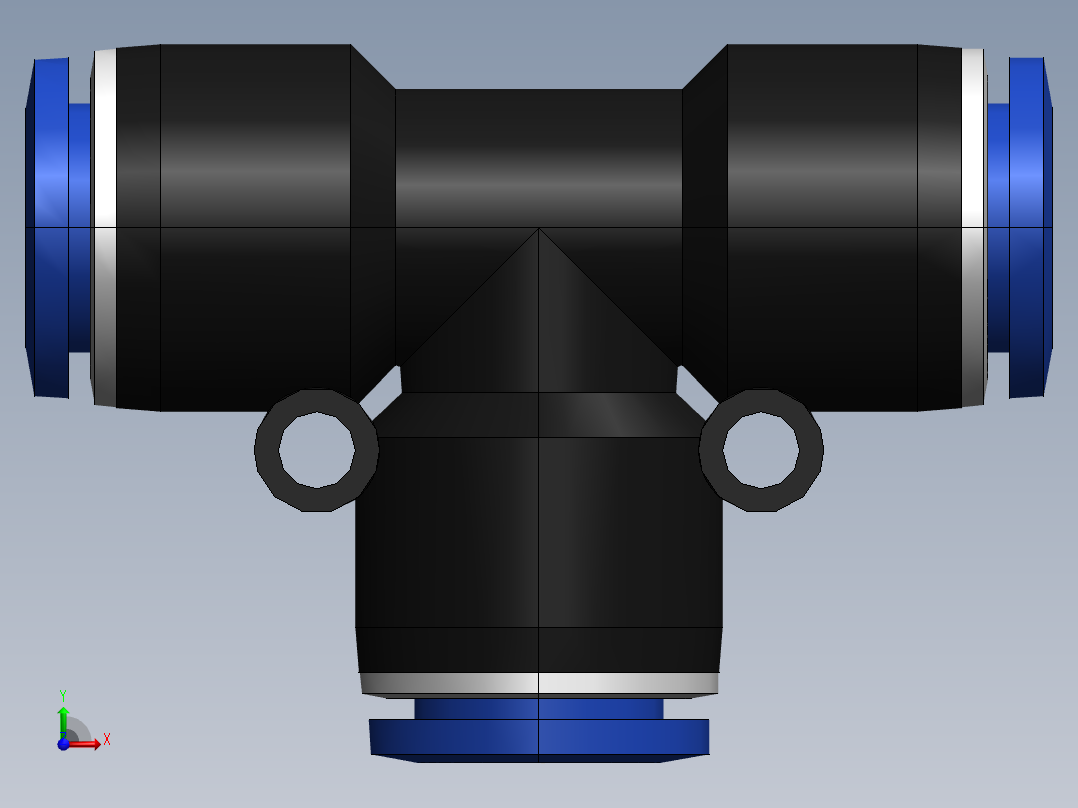 气嘴-Ø12 UNIÃO T (C00601200)前视图