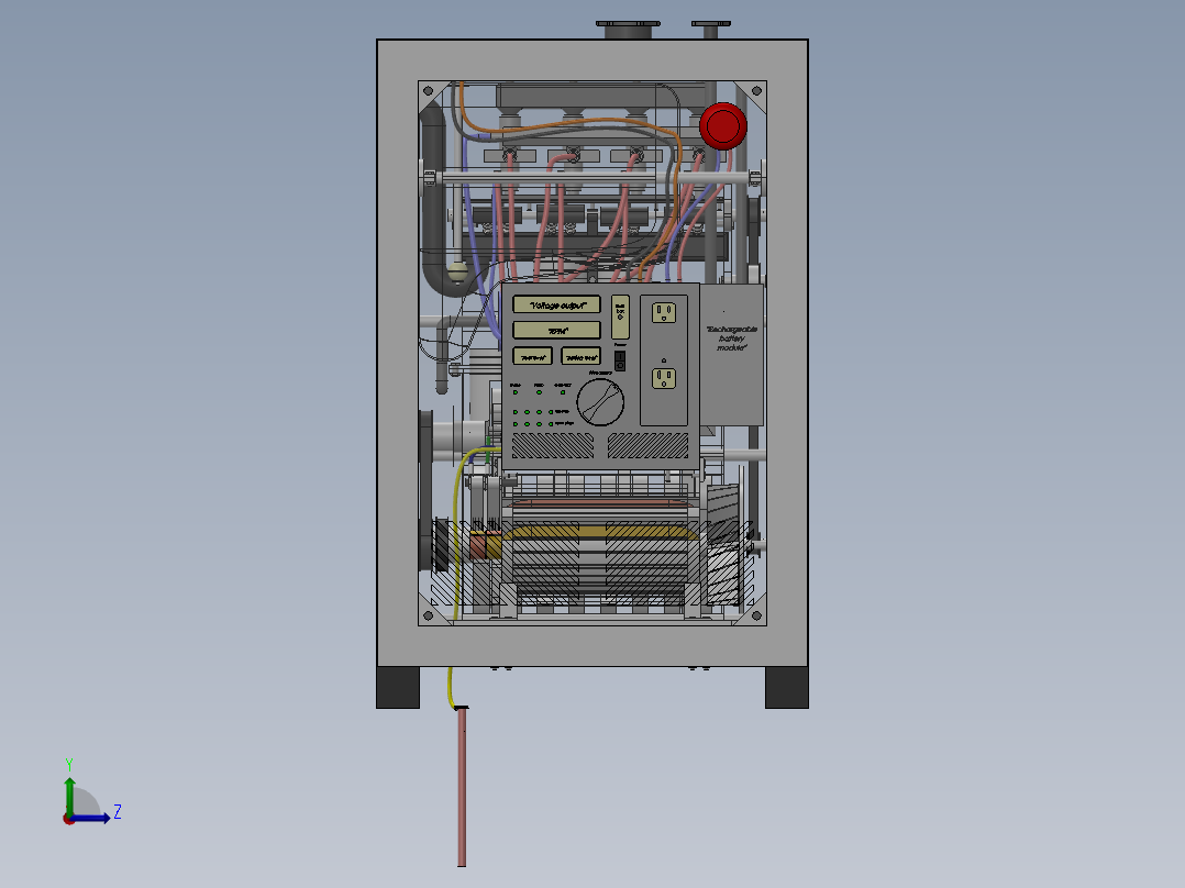 燃料发生器sw20可编辑左视图