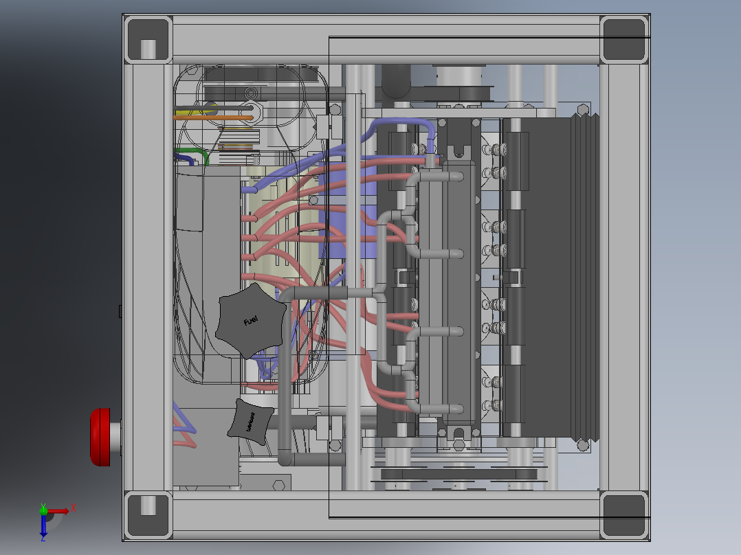燃料发生器sw20可编辑俯视图