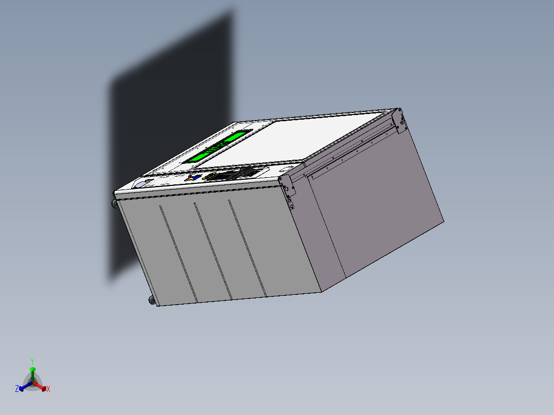 自动售货机图纸模型贩卖机智能售卖机三维3D机械图纸模型2款资料正等轴测图