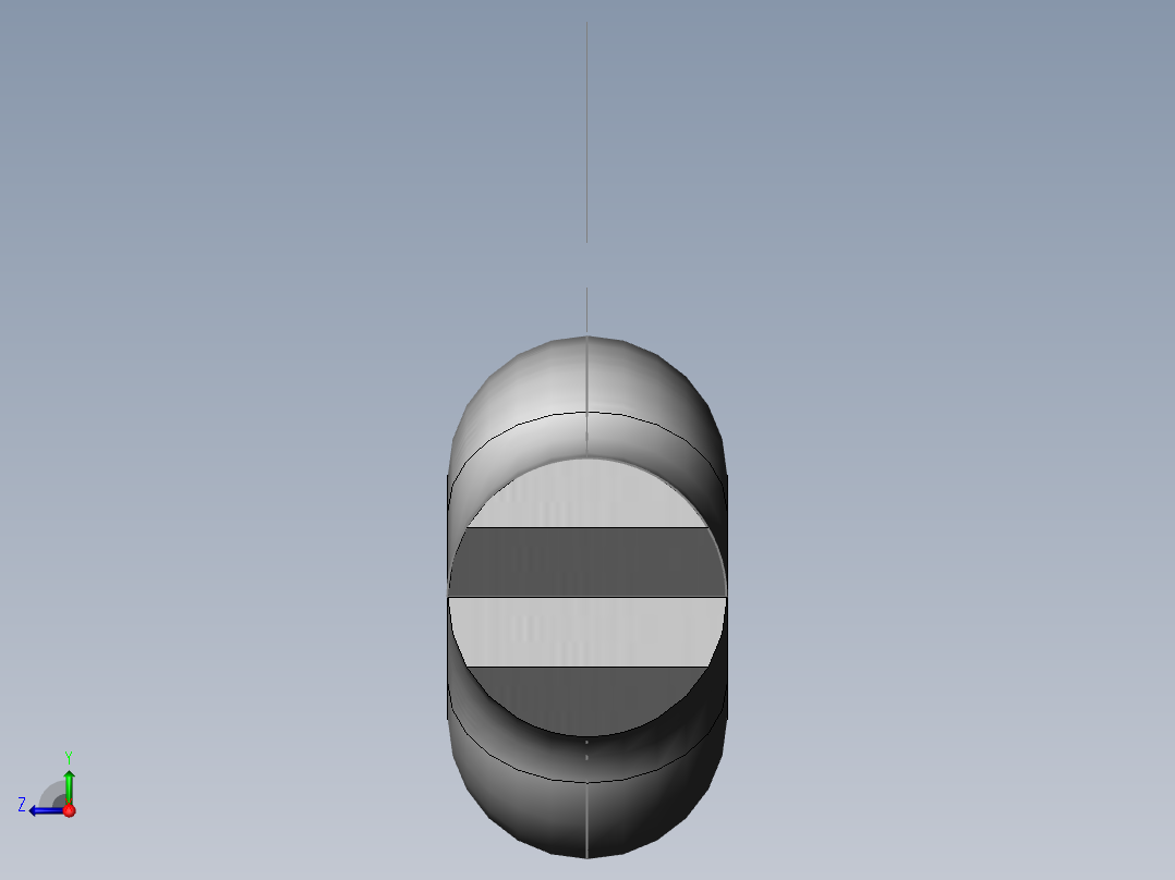 GB／T91开口销B型8×60右视图