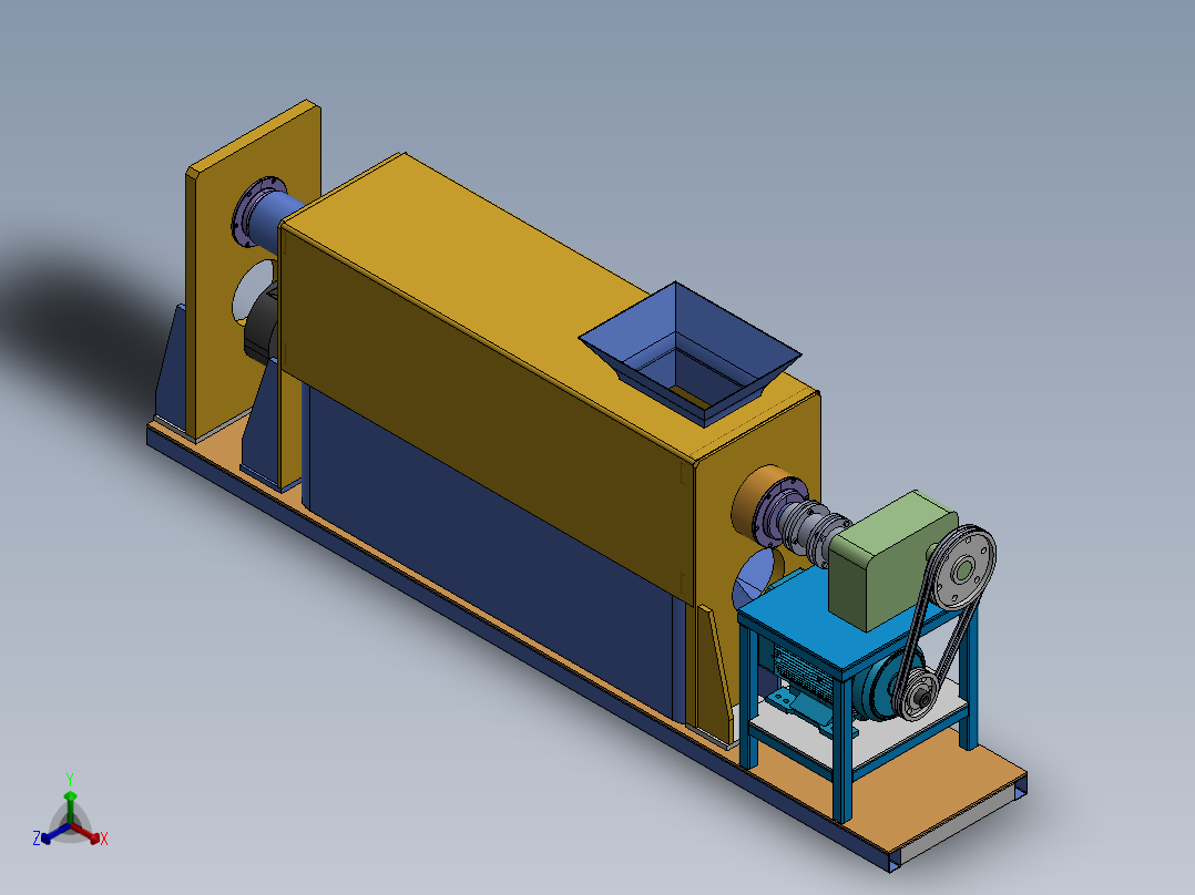 莲藕清洗去皮切片机含1422048SW三维+说明书正等轴测图