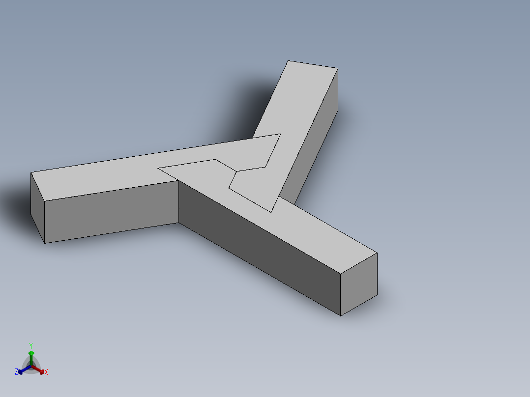 木制关节2正等轴测图