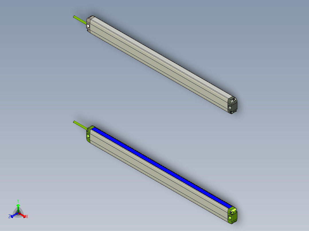 安全_区域传感器H2TLS1620_3D正等轴测图
