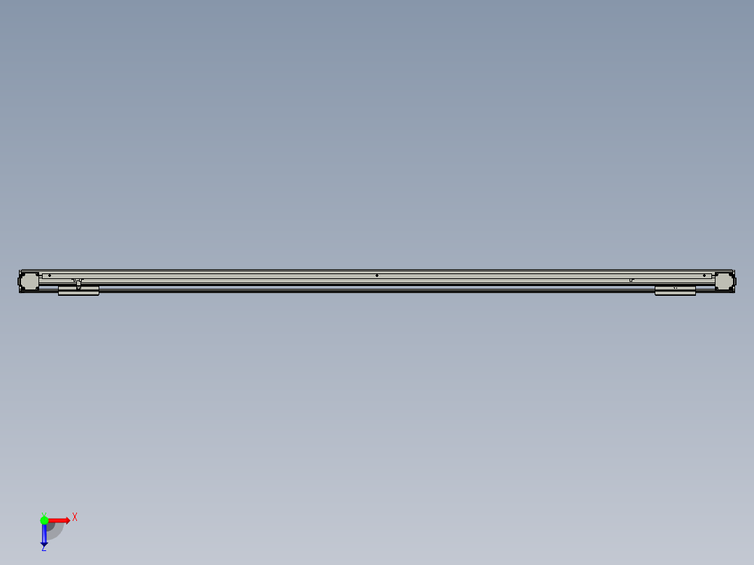 威洛博双电机滑台-VBF14S2-L100-S1900-BLR-P40-C6俯视图