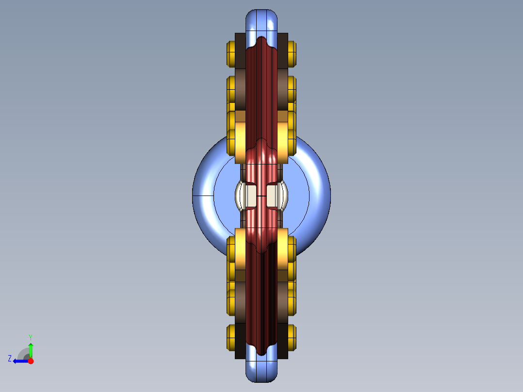 24-两爪机械爪右视图