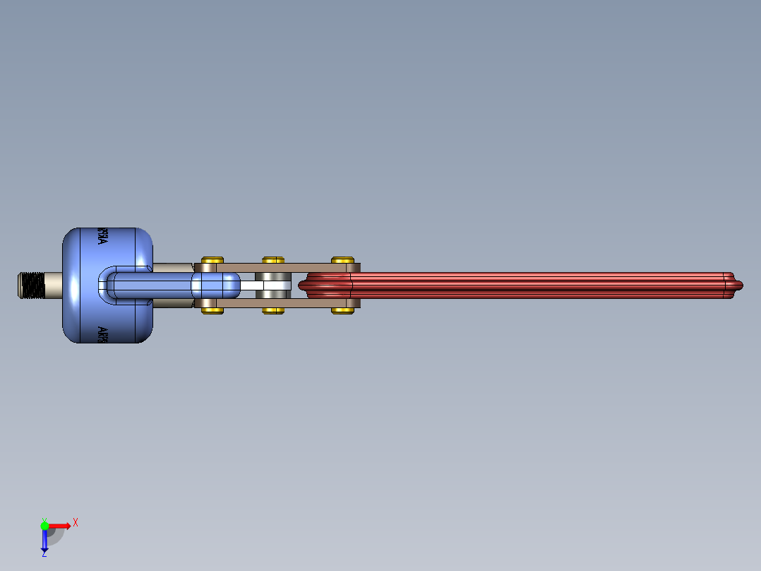 24-两爪机械爪俯视图