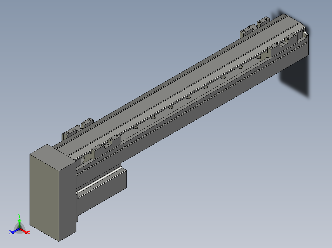直线模组LHA6-S400-D-200W(16丝杆)设计图纸