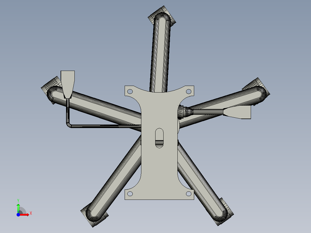 办公椅腿 MURAT前视图