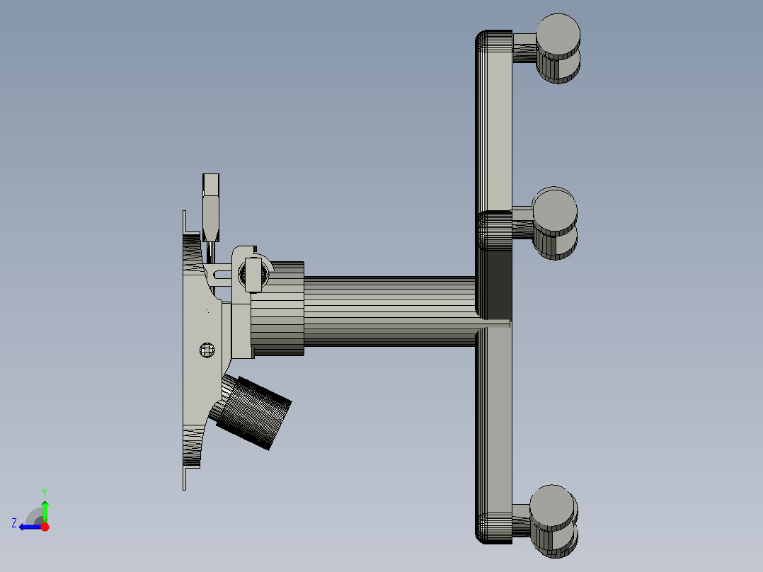 办公椅腿 MURAT右视图