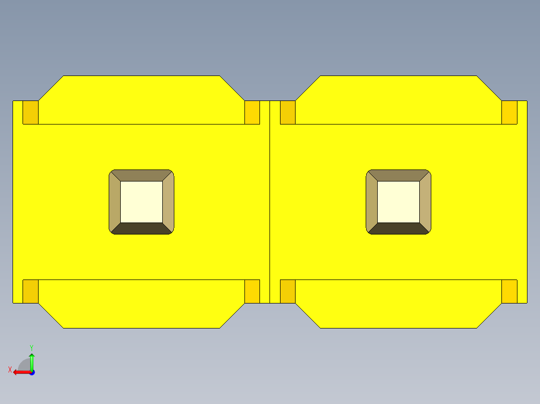 彩色公头100mil（2.54mm）系列-DS1021_yellow_1x02p_100mil_Type43_rev1.0后视图