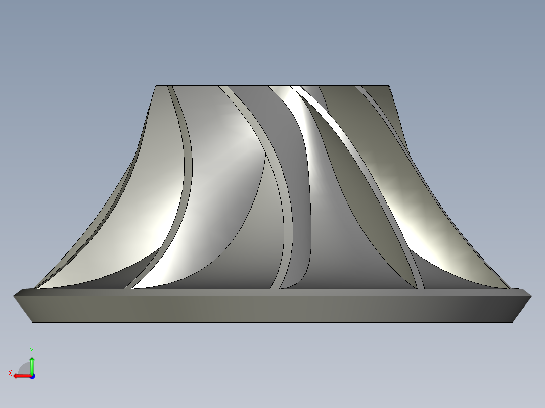 涡轮 叶片 涡扇 (31)后视图