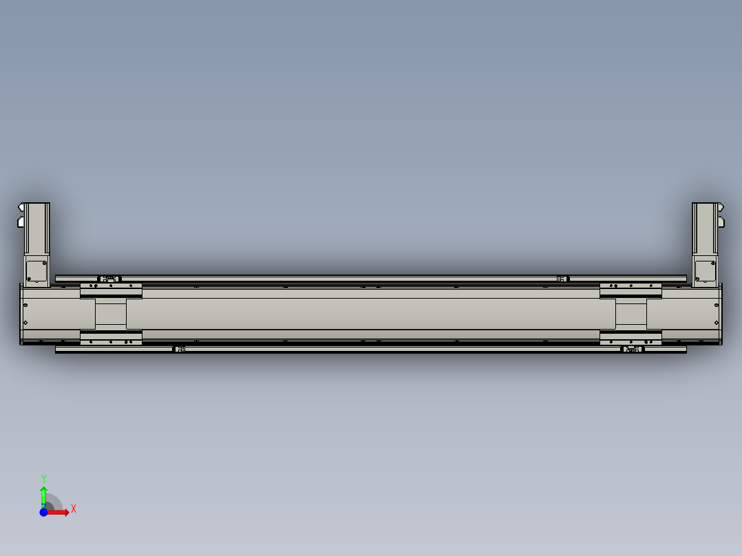 威洛博双电机滑台-VBF14S2-L100-S1000-BLR-P40-C6前视图