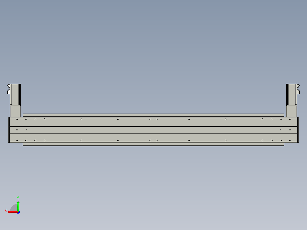 威洛博双电机滑台-VBF14S2-L100-S1000-BLR-P40-C6后视图