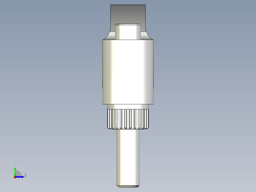 人體工學型把手(公牙)ERX-P-3D多系列多零件图纸模型左视图