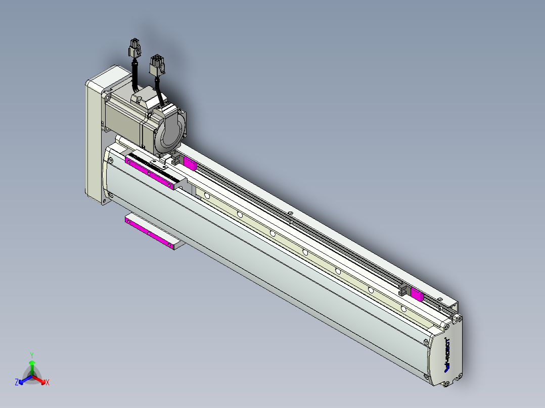 威洛博QF10-Lxx-C-S420-BR-ZP40-C3正等轴测图