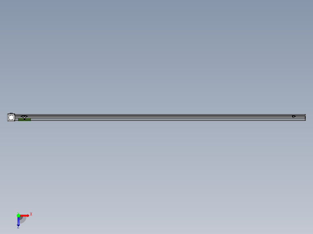 同步带滑台-半封闭B13-L90-S3050-L-Z86-D3俯视图