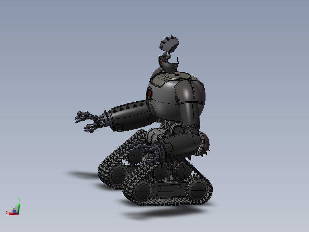 履带机器人模型