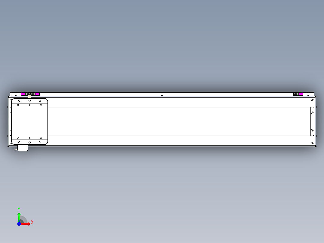 威洛博LC系列3d模型模组LC22H1Y-S1150前视图