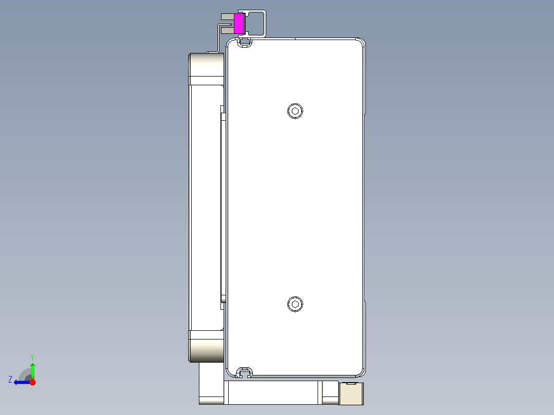 威洛博LC系列3d模型模组LC22H1Y-S1150右视图