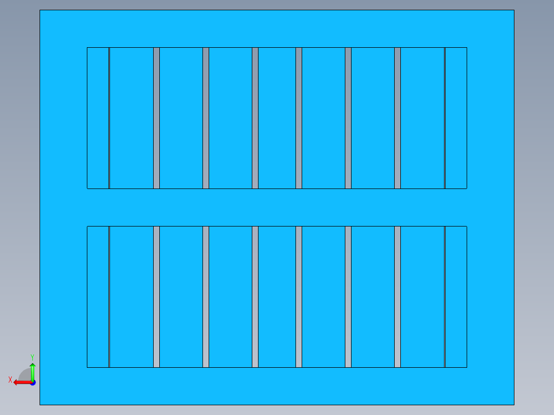 1200x1000mm叉车运输托盘后视图