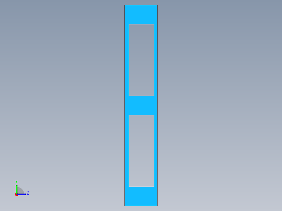 1200x1000mm叉车运输托盘左视图