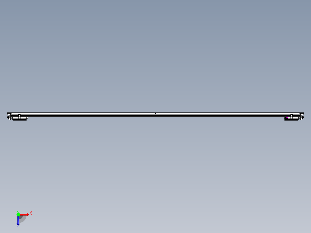 威洛博VL系列直线电机模组-2VL17E2-S2950俯视图