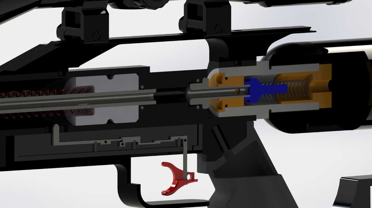 红色秃鹰空军气枪气步枪