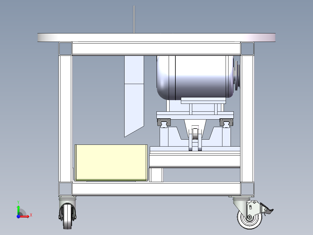 木材切割机sw18可编辑前视图