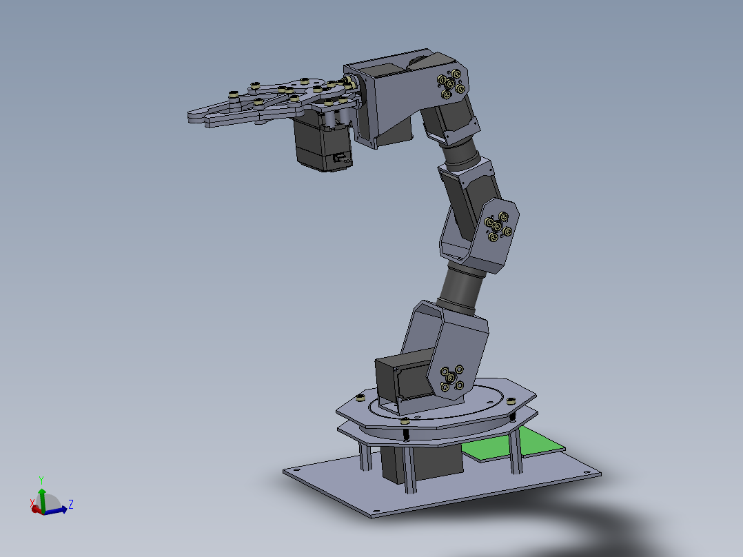 lewansoul-6dof-robot-arm SW.1主视图