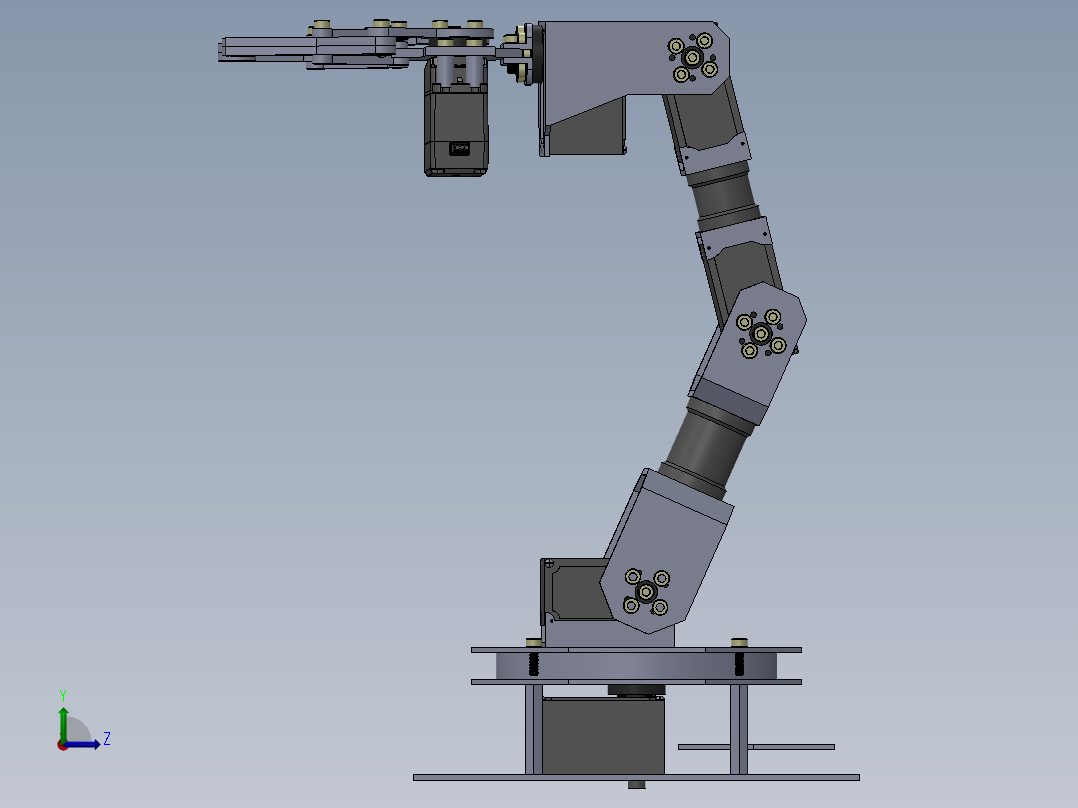 lewansoul-6dof-robot-arm SW.1左视图