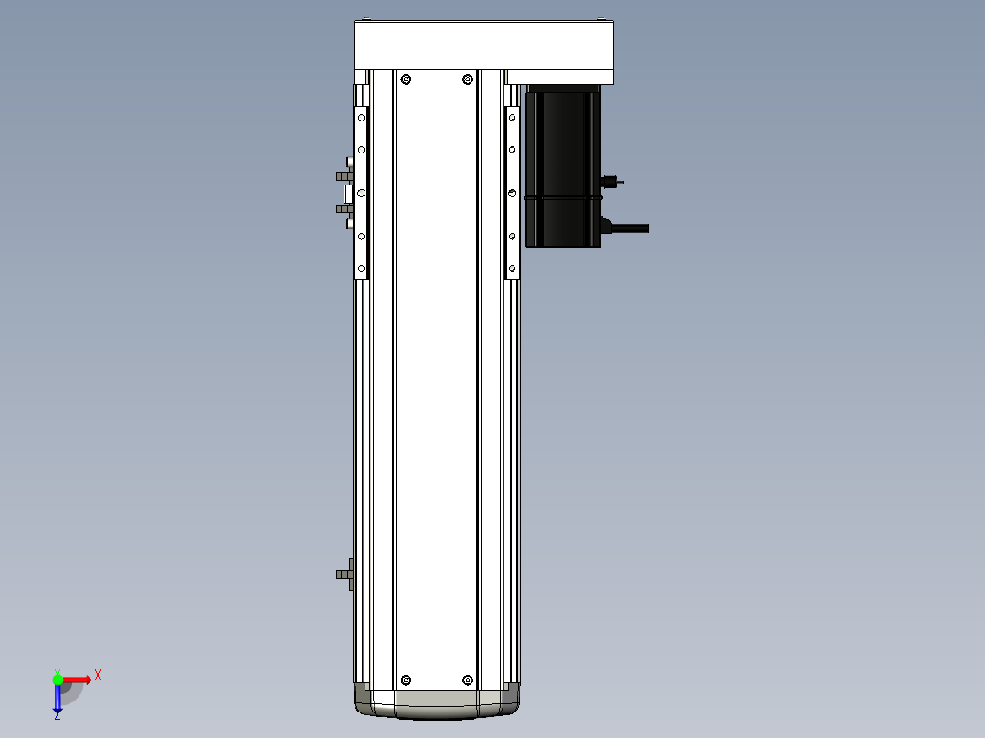 Toyo东佑达直线模组-ETH14-300-BR-200W+煞車俯视图