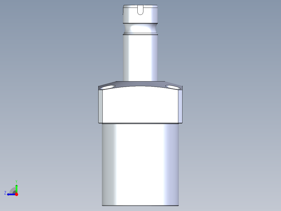 KOSMEKLHA0550-SL-F多系列多零件图纸模型右视图