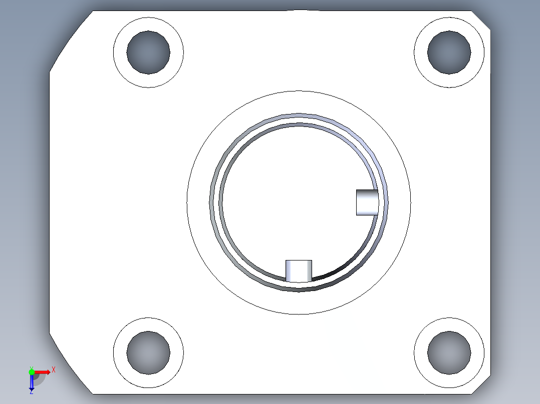 KOSMEKLHA0550-SL-F多系列多零件图纸模型俯视图