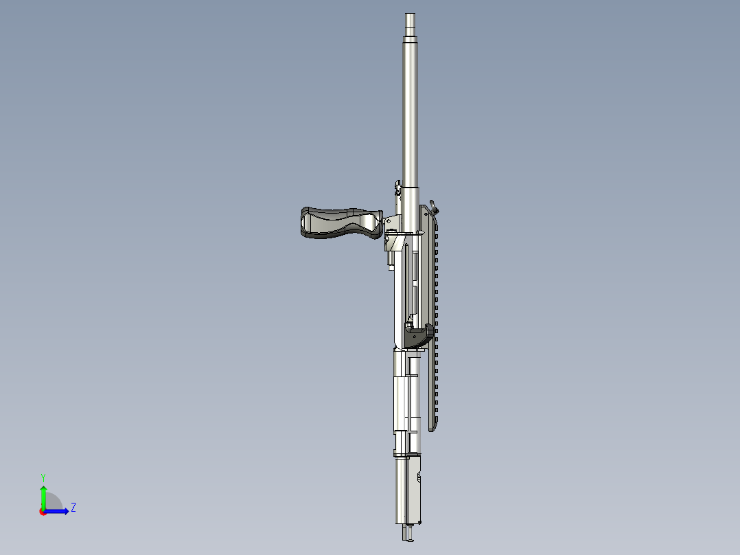 螺栓抽油器,左视图